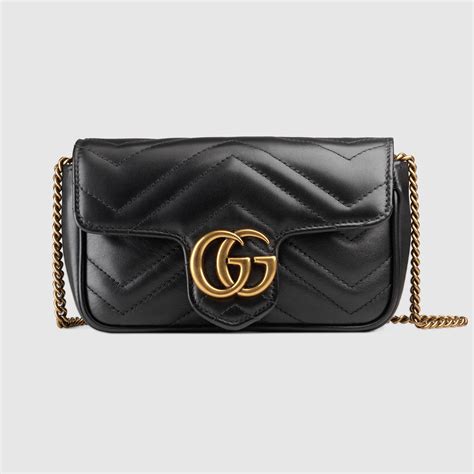 gucci super mini gg marmont matelassé bag|gucci marmont mini crossbody bag.